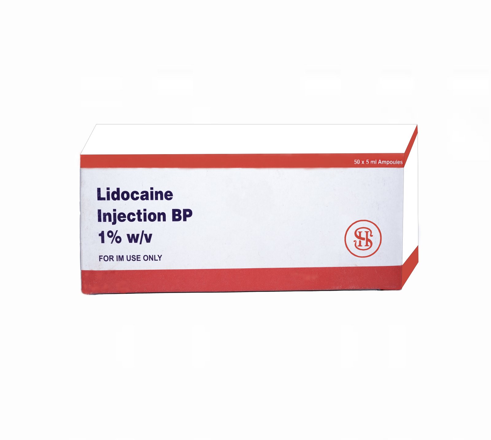 Lidocaine Injection BP export box